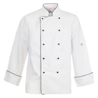 Executive Chef Jacket With Piping  Long Sleeve