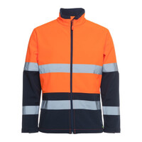 Mens Hi Vis (D+N) Water Resistant Softshell Jacket