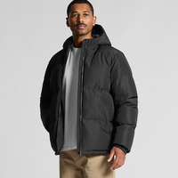 Mens Hooded Puffer Jackt