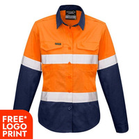 Womens Rugged Cooling Taped Hi Vis Spliced Shirt