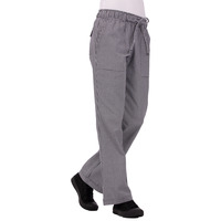 Womens Small Check Chef Pants