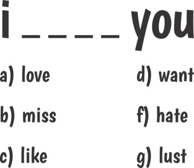 I         You