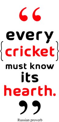 Every Cricket must know its hearth
