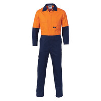 Mens Hi Vis Cool-Breeze Cotton Coverall