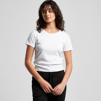 Womens Organic Rib Baby Tee